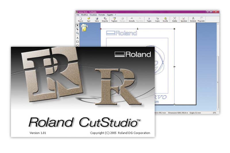hhow to make thr graph bigger on roland cut studio